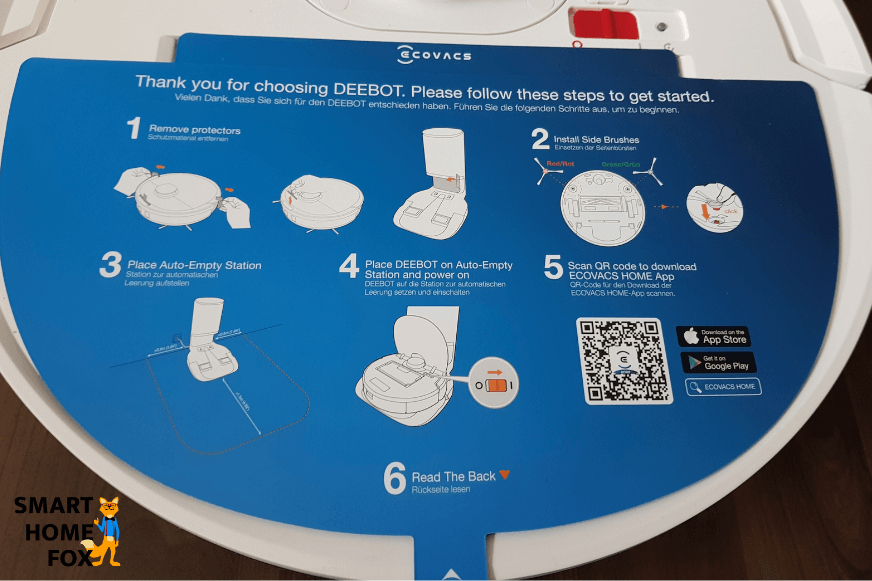 How to set up the Ecovacs Deebot N8